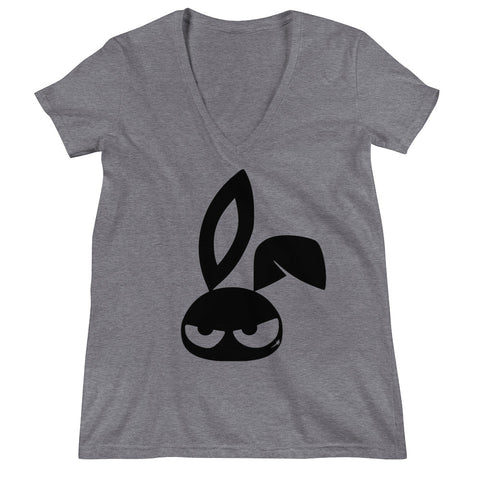 The Mad Bunny Triblend Deep V-Neck T-Shirt